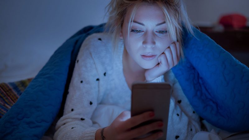 Do you know how often teenagers use their mobile phones at night?